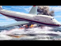 Emergency Landing On The Water - Got It? Survival Scenarios Chances | Airplane Crash Besiege