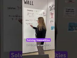 Solving inequalities! #iteachalgebra #math #algebra #iteachmath #mathematics