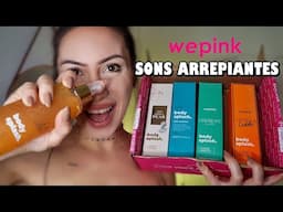 ASMR SONS DE SPRAY, LÍQUIDO, TAPPING | Body splash Wepink Virginia