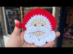 🎅🏻Navidad Crochet🎅🏻Carita de Papa Noel Tejido a Crochet muy fácil/ #tutorial #handmade #crochet