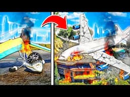 Smallest to BIGGEST Plane Crash in GTA 5... Prepare to Laugh!