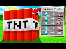 Minecraft But TNT Trades OP Items