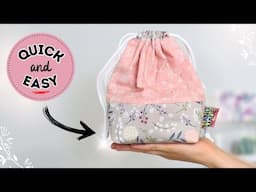 HOW TO sew this quick and easy bag with flat bottom and pockets?