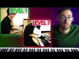 7 Levels of "Twinkle Twinkle Little Star" | Pianist Reacts