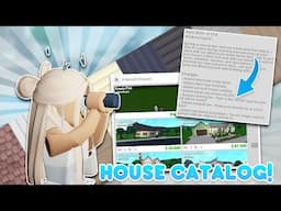 HOUSE CATALOG UPDATE! + realistic build details & fees! | ROBLOX Bloxburg