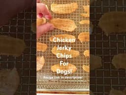 Chicken Jerky Recipe For Dogs! #dogtreats #dogfood #shorts