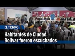 Tras protestas por servicio de agua, vecinos de Ciudad Bolívar fueron escuchados por autoridades