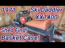 Buying a basket case Factory Race Snowmobile! 1971 AMF Ski Daddler XX1400.