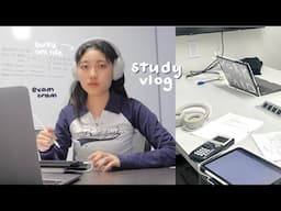 study vlog 📓 productive week, midterm exams, studying at library, long to do lists