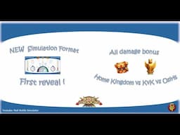 NEW format | Combat in home kingdom vs KvK vs Osiris