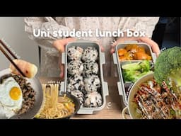 a week of Uni student lunch box *easy recipes