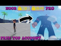 Free 10T Account 💪Muscle Legends - Being a Noob and then a Pro Without Robux - (10T Strengt💪)