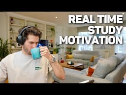 REAL TIME Study with me (no music): 3 Hour Productive Pomodoro Session | KharmaMedic