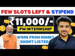 PM Internship Scheme 2024 Deadline Today | Selection Process, Work From Home? Stipend | PM Yojana