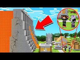 LAVA FLOOD vs SAFEST SECURITY HOUSE - Minecraft