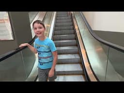 Riding the Escalators in San Antonio, Texas