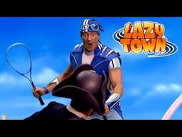 ¡Sportacus lucha contra un pirata! | Lazy Town en Español | Dibujos Animados en Español