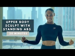 20 min Dumbbell Upper Body with Standing Abs at home | Strengthen & Tone Muscle