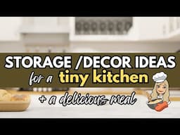 TIPS FOR A TINY KITCHEN | COOKING A DELICIOUS COMFORT MEAL