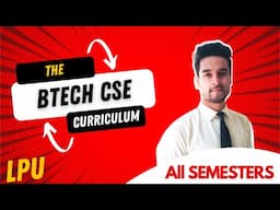 Btech Computer Science Curriculum l All subjects in Btech CSE