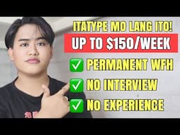 Up To $150 Per Week | 5 Websites For Typing Jobs Online | Non Voice Typing Jobs 2024 Philippines