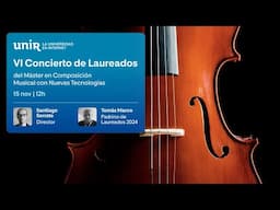 VI edición del Concierto de Laureados con Tomás Marco como padrino