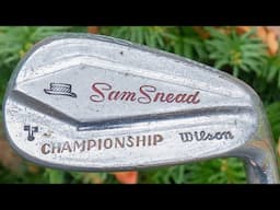 1962 Sam Snead Irons by Wilson Golf - The Vintage Golfer