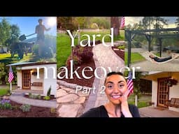 DIY Yard Makeover Part 2 | Making Our Yard a Paradise | Vacation at Home