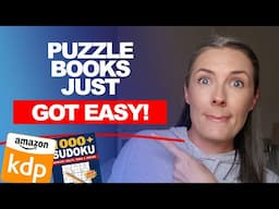 Creating Puzzle Books Has Never Been This Fast Or Easy - Low Content Book Publishing On Amazon KDP