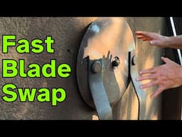 The EASIEST Way To Remove Brush Cutter Blades - Save TIME And STRAIN