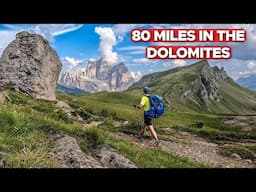 Hiking & Wild Camping the Alta Via 1 | 80 Miles in the Dolomites