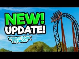 NEW Theme Park Tycoon 2 Levelling & Roller Coaster UPDATE! 🎢