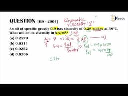 Numerical on Viscosity 2