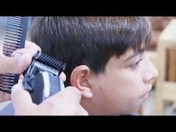 ASMR Boy's Haircut: The Most Relaxing Haircut Experience