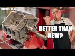 What Does It Take To Restore A Jeep Dauntless V6 Engine Block?