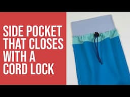 Bag Lab: Make a Side Pocket that Closes with a Cord Lock