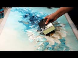 Abstract Painting Challenge - One Brush, Endless Creativity!