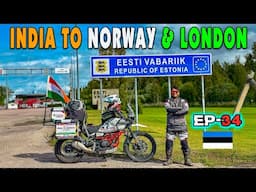 Crossing In to ESTONIA 🇮🇳 INDIA TO NORWAY & 🇬🇧LONDON | Explored TALLIN | Ep-34