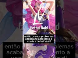 Seraphine Guardiã Estelar é na Lethal Void  #leagueoflegends