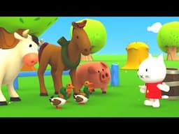 Мусти - Лето в деревне 🐣🐴 🐷 с Мусти - Сборник мультиков для малышей