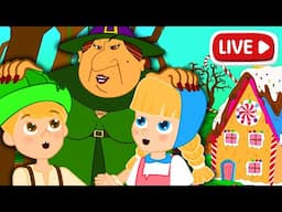 🔴  LIVE I Classic Children's Stories📚 Hansel and Gretel, The Gingerbread Man & More!