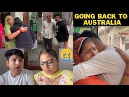 SAYING GOODBYE TO OUR PARENTS | GOING TO AUSTRALIA | EMOTIONAL😭