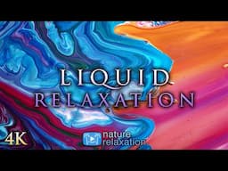 Liquid Relaxation 4K - Psychedelic Screen Saver + Calming Music