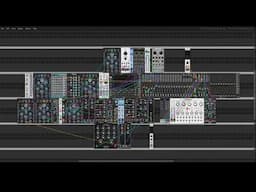 Smooth IDM patch with some new modules in VCV Rack