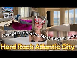 Hard rock Atlantic City cheapest Vrs most expensive room type! South tower room & Celebrity Suite!