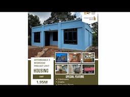 Affordable 3 bed 2 baths precast unit