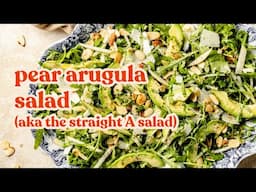 Beatrix's 'Straight A Salad' Copycat Recipe | Pear Arugula Salad