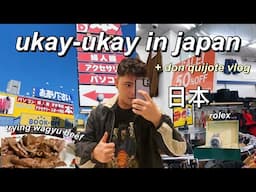 LIVING IN JAPAN 🇯🇵 | luxury ukay ukay, trying wagyu & shopping at don quijote!