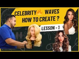 How to create celebrity 🔥weaves on hair / celebrity waves hairstyle / how to  create weaves curls