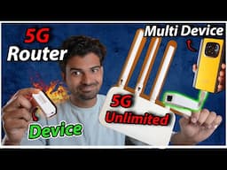 Convert any Router to 5G Router Supporting UNLIMITED Internet | MIX SOLID MEDIA | Type C to RJ45